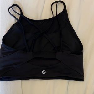 Lululemon high neck bra with mesh